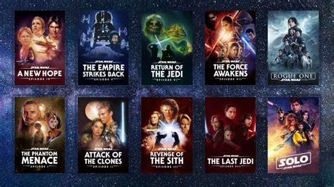 star wars serisi kaç film